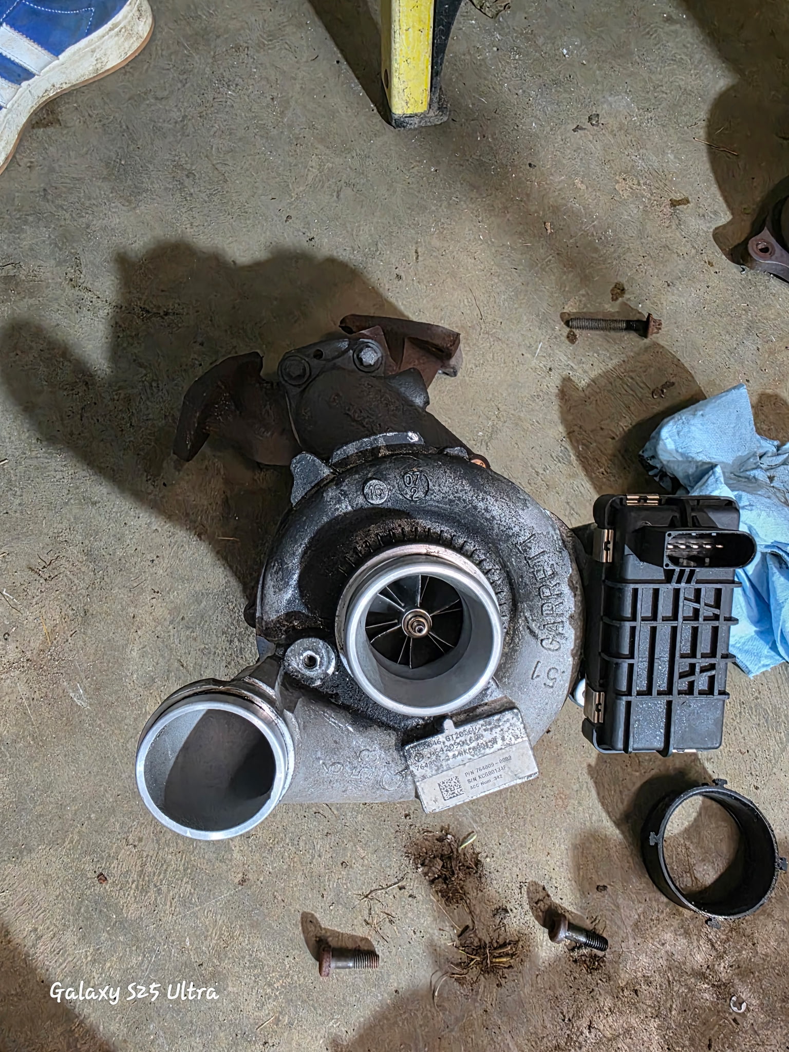 Turbocharger close-up